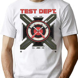 Tests Depts T-Shirt for Men & Women, T-Shirts Graphic Tee - White