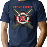 Tests Depts T-Shirt for Men & Women, T-Shirts Graphic Tee - Navy