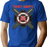 Tests Depts T-Shirt for Men & Women, T-Shirts Graphic Tee - Blue