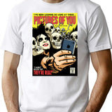 Tfts T-Shirt for Men & Women, T-Shirts Graphic Tee - White