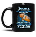 Thank You God For Making Me A Cat Black Gift Coffee Mug