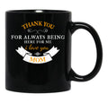 Thank You My Mom And Happy Mother'S Day Black Gift Coffee Mug - Black
