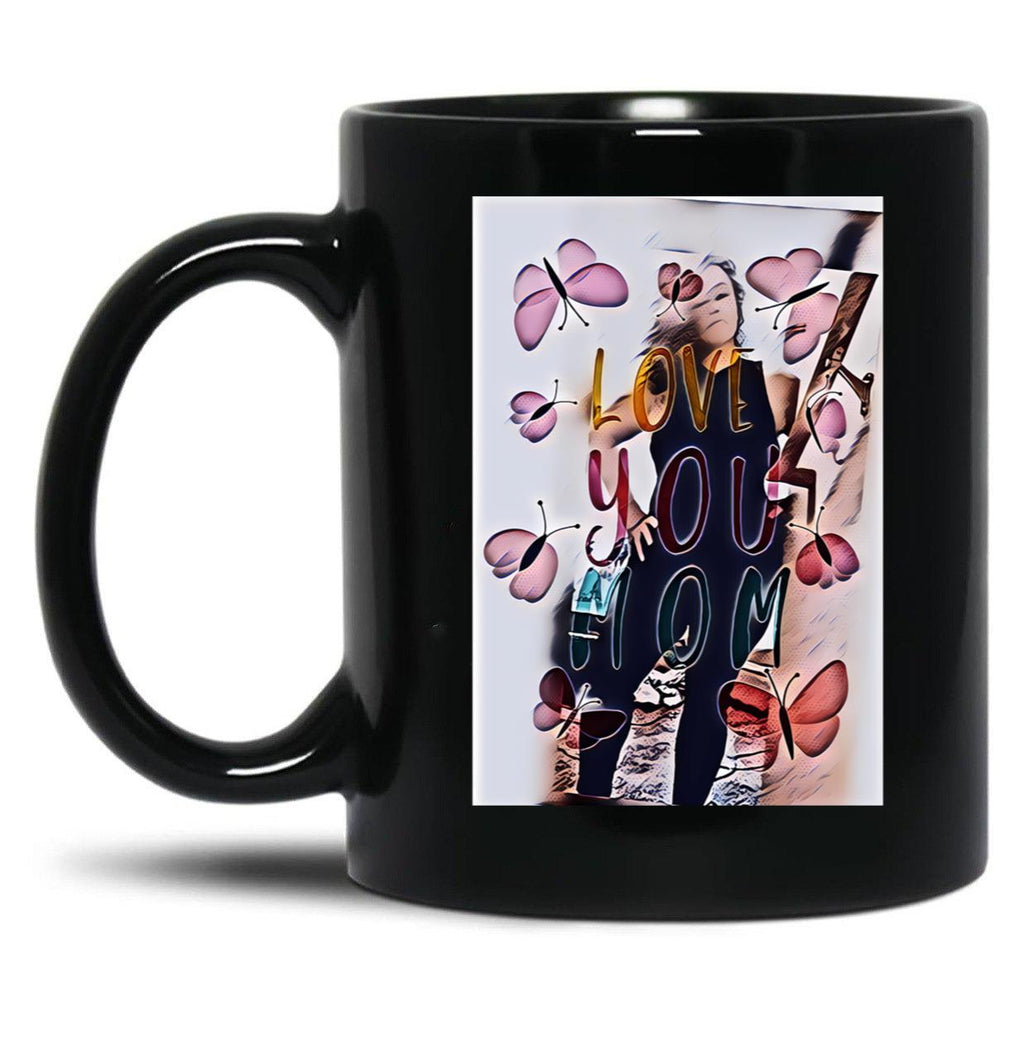 Thanks Mom (1) Black Gift Coffee Mug
