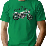 The 750Ss 1974 T-Shirt for Men & Women, T-Shirts Graphic Tee - Green