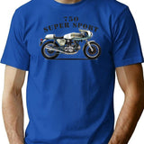 The 750Ss 1974 T-Shirt for Men & Women, T-Shirts Graphic Tee - Blue