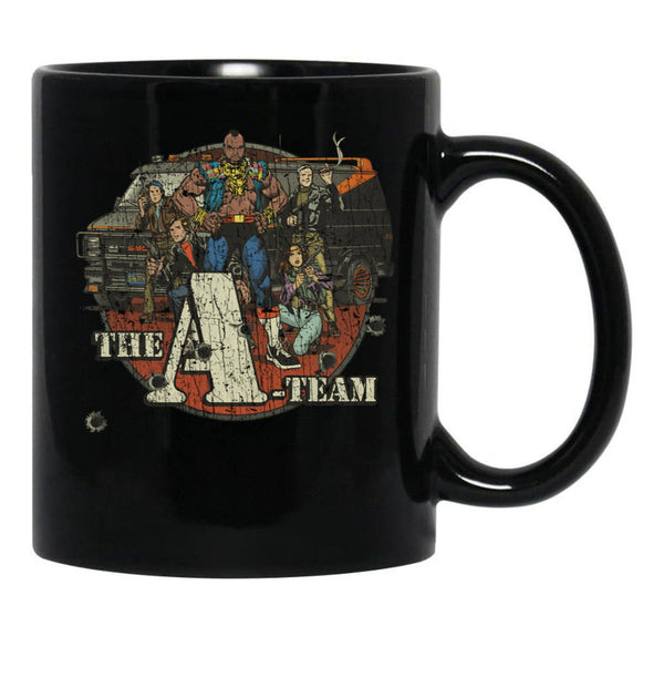 The A-Team 1983 Black Coffee Mug, Gift Coffee Mug - Black