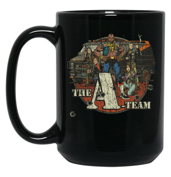 The A-Team 1983 Black Coffee Mug, Gift Coffee Mug - Black