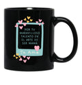 The Art Of Being A Mom Black Gift Coffee Mug - Black