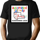 The Automated Rail Way T-Shirt for Men & Women, T-Shirts Graphic Tee - Black