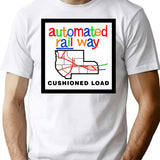 The Automated Rail Way T-Shirt for Men & Women, T-Shirts Graphic Tee - White