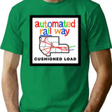 The Automated Rail Way T-Shirt for Men & Women, T-Shirts Graphic Tee - Green