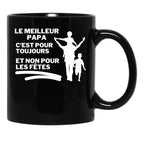The Best Dad Black Gift Coffee Mug - Black