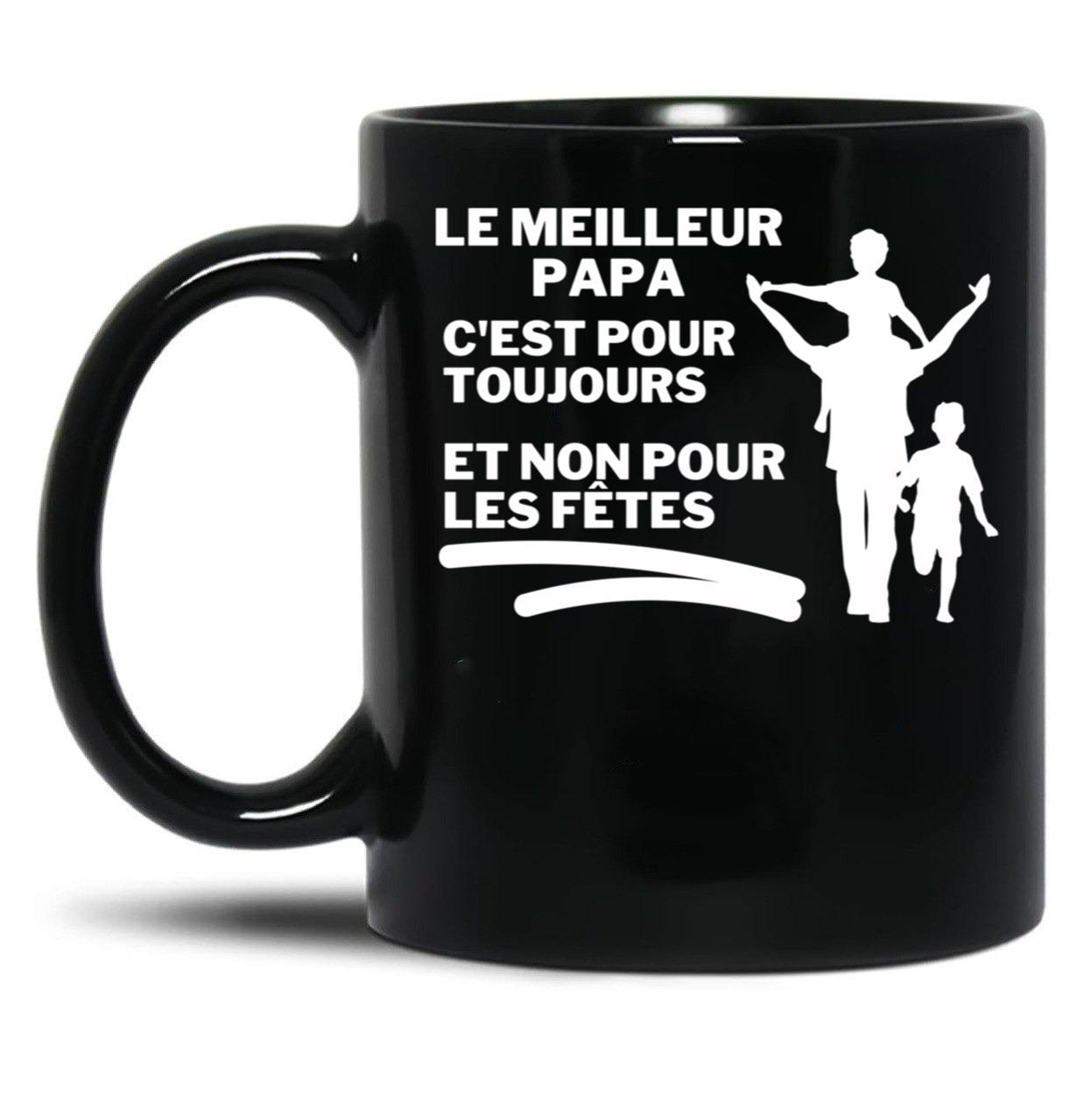 The Best Dad Black Gift Coffee Mug