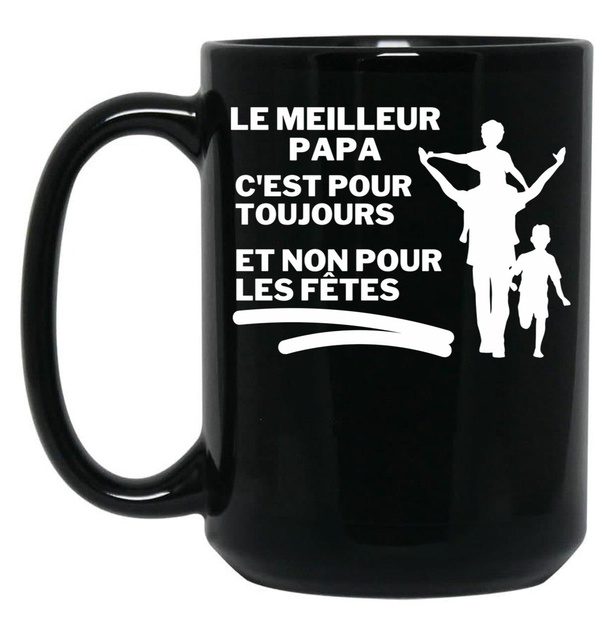 The Best Dad Black Gift Coffee Mug