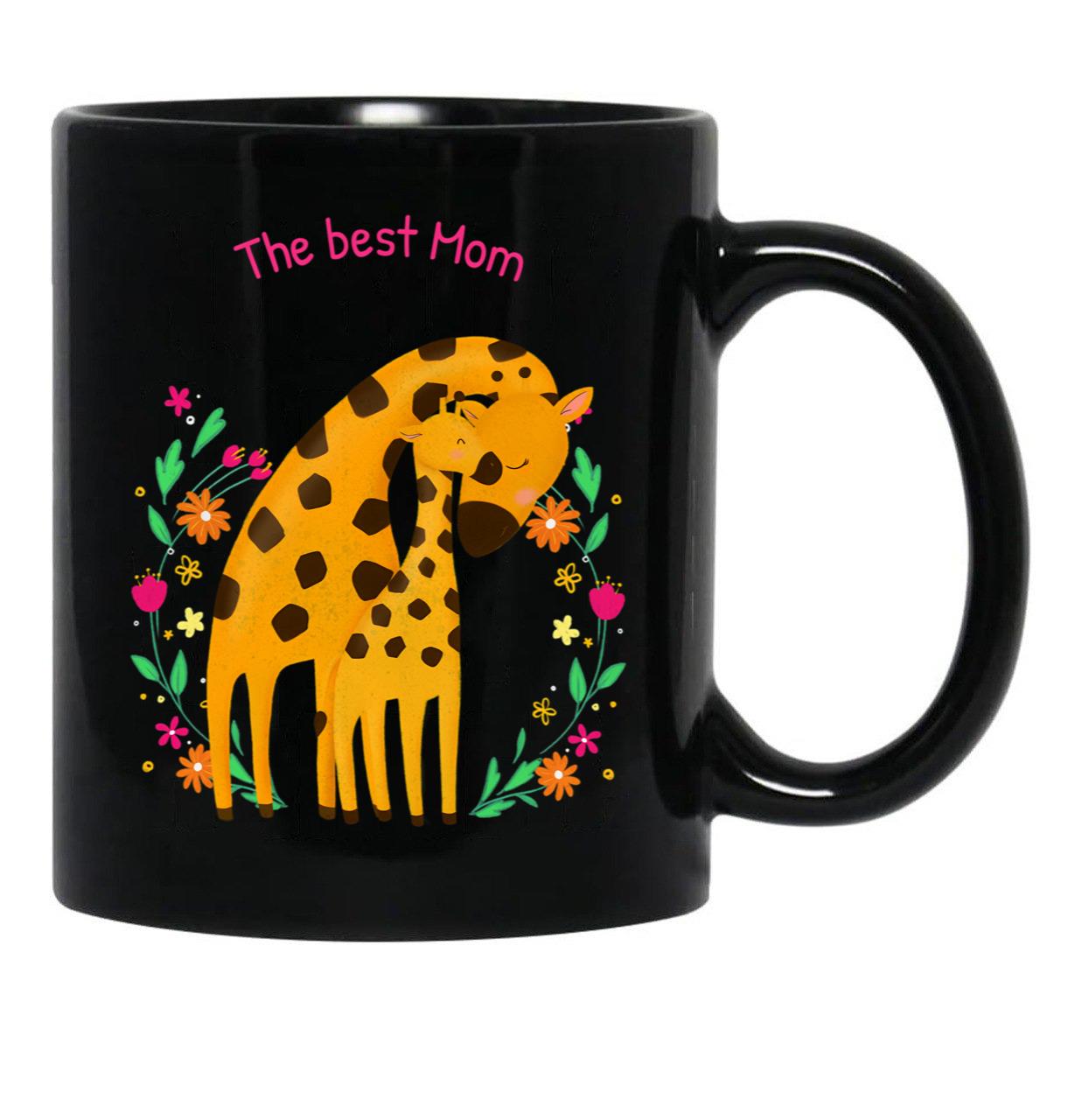 The Best Mom Mother'S Day Black Gift Coffee Mug - Black