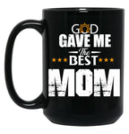 The Best Mom (1) Black Gift Coffee Mug