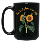 The Best Plant Mom Ever Black Gift Coffee Mug