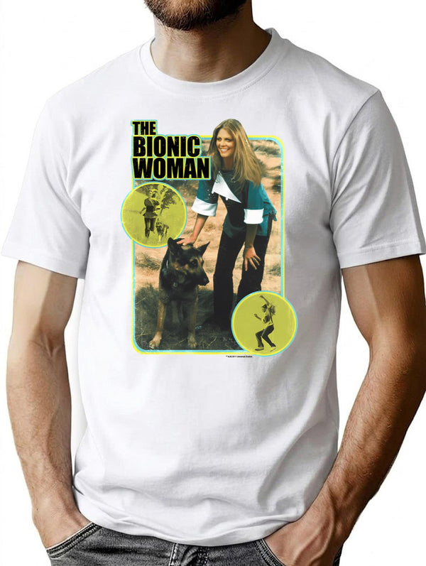 The Bionic Woman (2) T-Shirt for Men & Women, T-Shirts Graphic Tee - White
