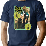 The Bionic Woman (2) T-Shirt for Men & Women, T-Shirts Graphic Tee - Navy