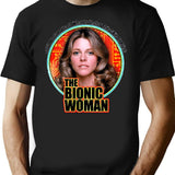 The Bionic Woman T-Shirt for Men & Women, T-Shirts Graphic Tee - Black