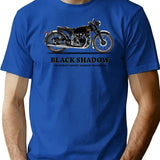 The Black Shadow T-Shirt for Men & Women, T-Shirts Graphic Tee - Blue