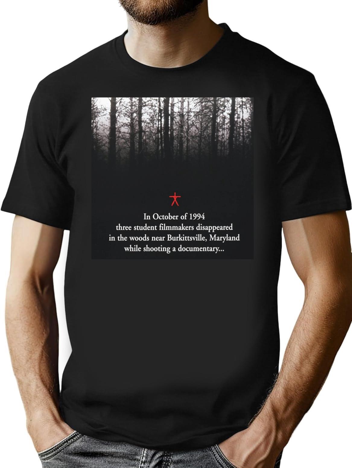 The Blair Witch Project Classic Premium Heavyweight Cotton T-Shirt - Black
