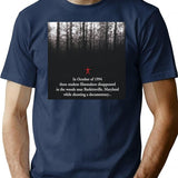 The Blair Witch Project Classic Premium Heavyweight Cotton T-Shirt - Navy