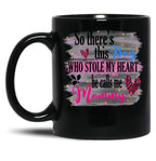 The Boy Who Stole My Heart Black Gift Coffee Mug