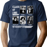 The Breakfast Club - Class Of 1985 T-Shirt for Men & Women, T-Shirts Graphic Tee - Navy