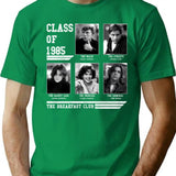 The Breakfast Club - Class Of 1985 T-Shirt for Men & Women, T-Shirts Graphic Tee - Green