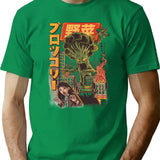 The Broccozilla T-Shirt for Men & Women, T-Shirts Graphic Tee - Green