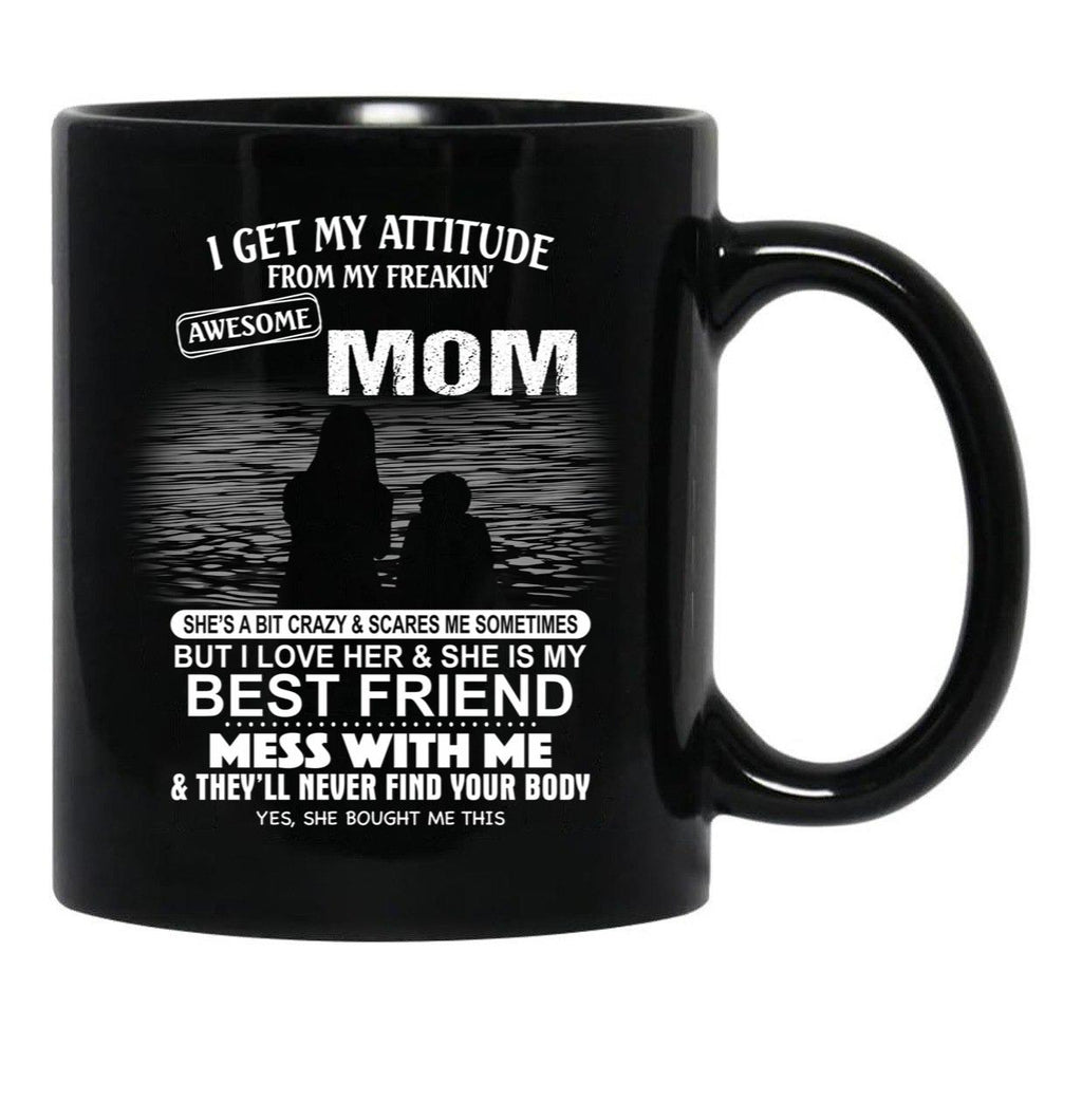 The Burden Of No One'S Life Is More Miserable Than That Of A Mother Black Gift Coffee Mug - Black