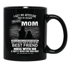 The Burden Of No One'S Life Is More Miserable Than That Of A Mother Black Gift Coffee Mug - Black