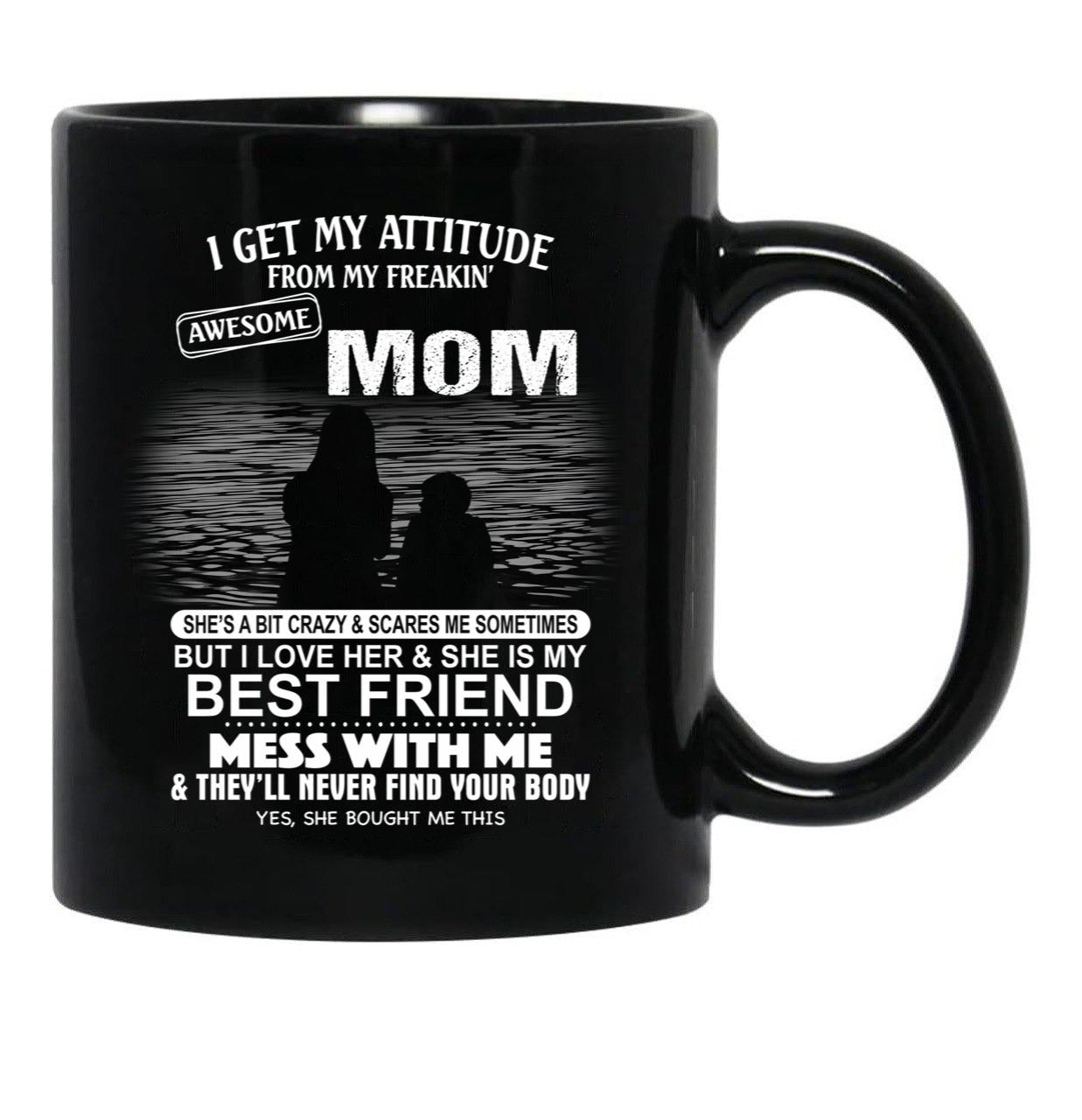 The Burden Of No One'S Life Is More Miserable Than That Of A Mother Black Gift Coffee Mug - Black