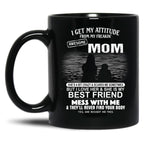 The Burden Of No One'S Life Is More Miserable Than That Of A Mother Black Gift Coffee Mug