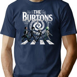 The Burtons T-Shirt for Men & Women, T-Shirts Graphic Tee - Navy