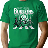 The Burtons T-Shirt for Men & Women, T-Shirts Graphic Tee - Green
