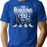 The Burtons T-Shirt for Men & Women, T-Shirts Graphic Tee - Blue