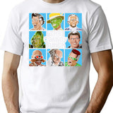 The Carrey Bunch T-Shirt for Men & Women, T-Shirts Graphic Tee - White