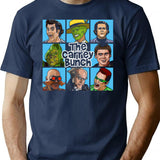 The Carrey Bunch T-Shirt for Men & Women, T-Shirts Graphic Tee - Navy