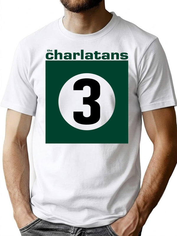 The Charlatans 3 Up To Our Hips Some Friendly Tellin' Stories Vintage Britpop T-Shirt for Men & Women, T-Shirts Graphic Tee - White