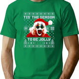 The Clown Christmas Horror Season 3 T-Shirt for Men & Women, T-Shirts Graphic Tee - Green