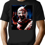 The Clown Drawing Art T-Shirt for Men & Women, T-Shirts Graphic Tee - Black