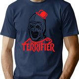The Clown Terrifier Art T-Shirt for Men & Women, T-Shirts Graphic Tee - Navy