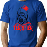 The Clown Terrifier Art T-Shirt for Men & Women, T-Shirts Graphic Tee - Blue