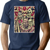 The Clowns T-Shirt for Men & Women, T-Shirts Graphic Tee - Navy