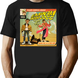 The Colorful World Of Birds T-Shirt for Men & Women, T-Shirts Graphic Tee - Black
