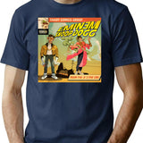 The Colorful World Of Birds T-Shirt for Men & Women, T-Shirts Graphic Tee - Navy