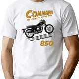 The Commando 850 T-Shirt for Men & Women, T-Shirts Graphic Tee - White