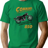 The Commando 850 T-Shirt for Men & Women, T-Shirts Graphic Tee - Green